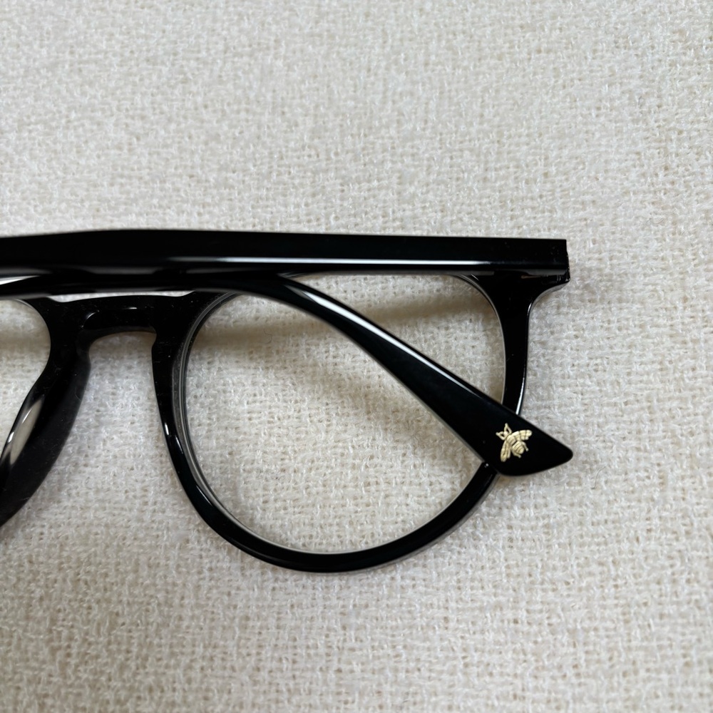 GUCCI Black Round Glasses GG0027O - Picture 11 of 16